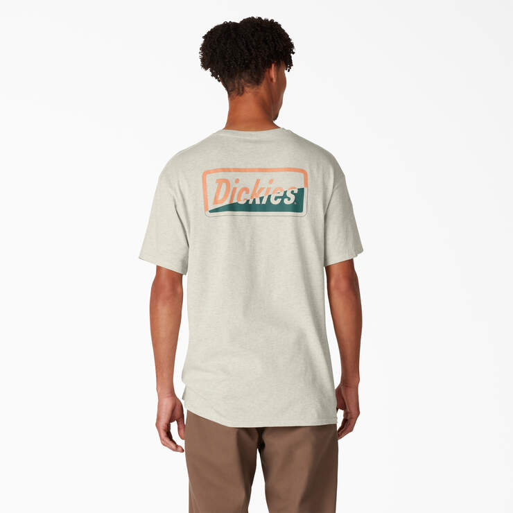 T-shirt de skateboard Dickies avec imprimé Split - Oatmeal Heather (OA) numéro de l’image 1