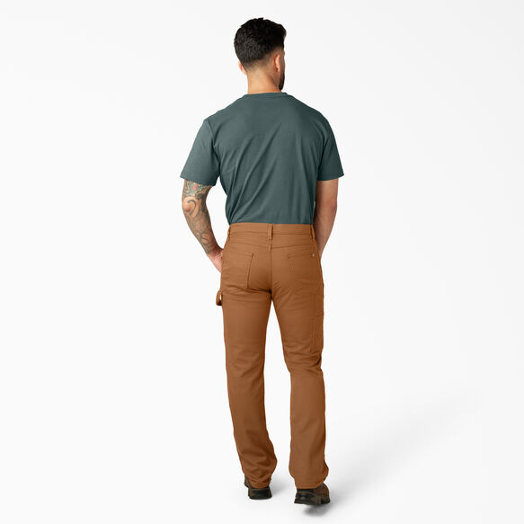 Pantalon menuisier de coupe standard en coutil - Stonewashed Brown Duck &#40;SBD&#41;