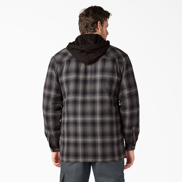 Veste-chemise en flanelle avec technologie Hydroshield - Black Ombre Plaid &#40;AP1&#41;