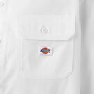 Chemise de travail &agrave; manches longues de coupe d&eacute;contract&eacute;e pour femmes - White &#40;WH&#41;