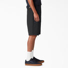 FLEX Skateboarding Slim Fit Shorts, 11&quot; - Black &#40;BK&#41;