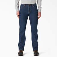 Jeans menuisier de coupe standard en denim doublé - Stonewashed Indigo (SIWR)