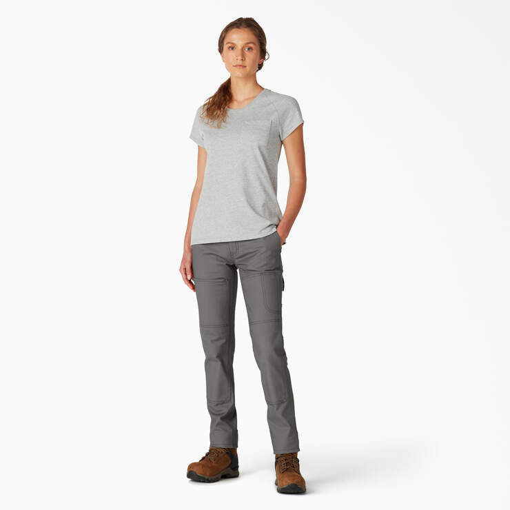 Women's FLEX DuraTech Straight Fit Pants - Gray (GY) image number 4