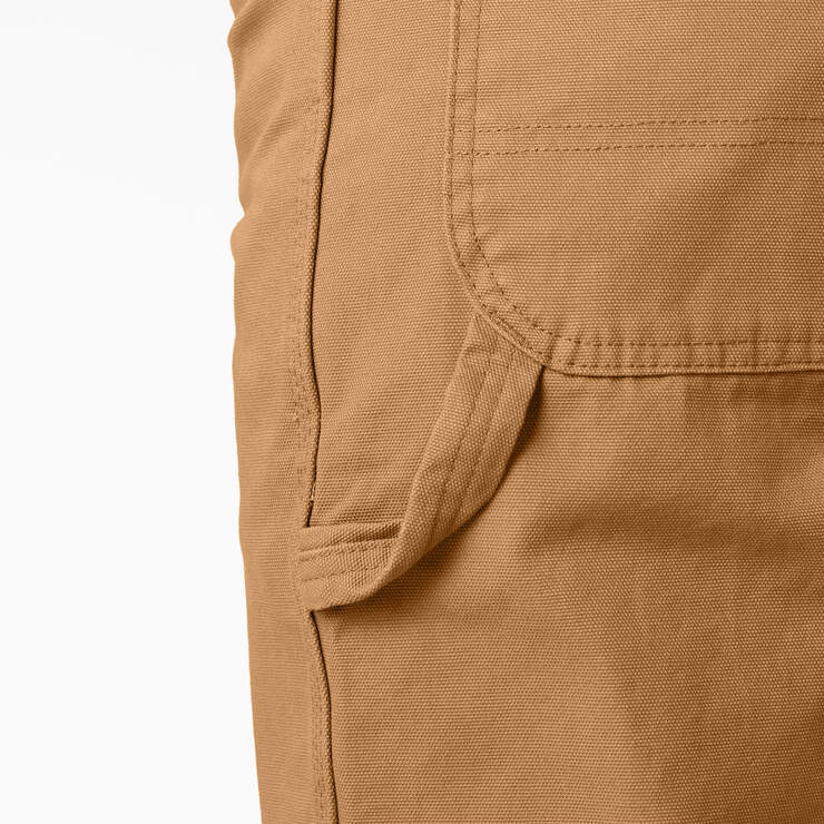 Relaxed Fit Heavyweight Duck Carpenter Pants - Rinsed Brown Duck (RBD) image number 11