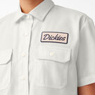 Women&#39;s Embroidered Patch Cropped Work Shirt - Rinsed Cloud &#40;R2C&#41;