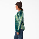 Women&rsquo;s Long Sleeve Thermal Shirt - Forest Green Stripe &#40;FS2&#41;