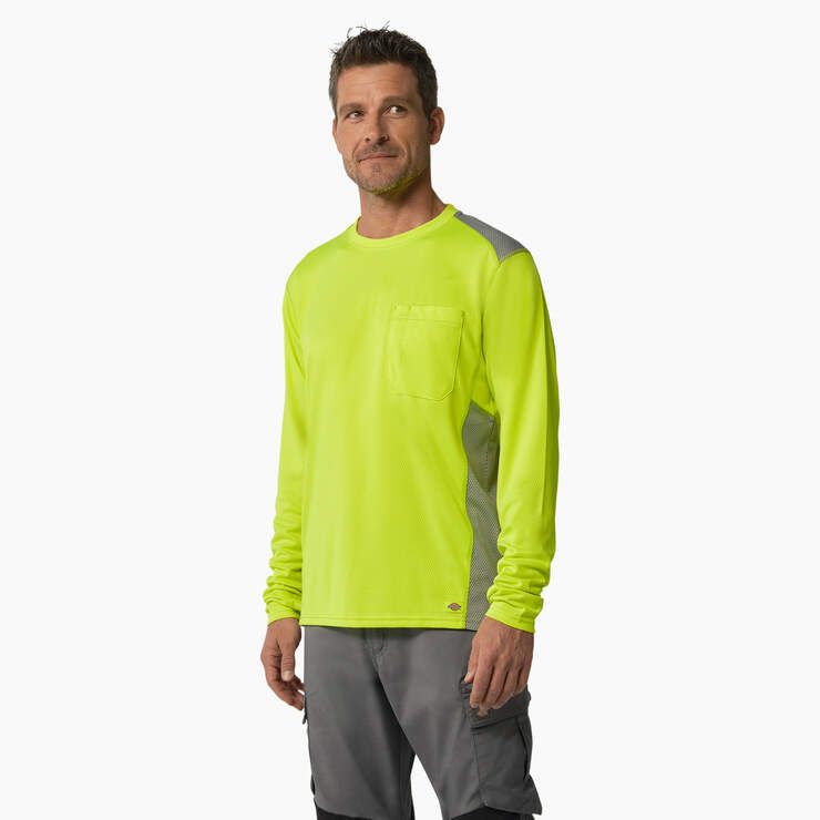 T-shirt à manches longues avec technologie Temp-iQ 365 - Neon Yellow (EW) numéro de l’image 3