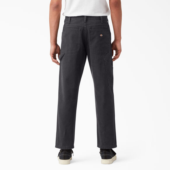 Pantalon menuisier en coutil d&eacute;lav&eacute; &agrave; la pierre - Stonewashed Black &#40;SBK&#41;