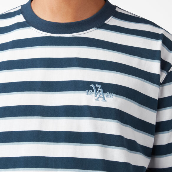 Vincent Alvarez Striped T-Shirt - Airforce Blue Stripe &#40;ASR&#41;