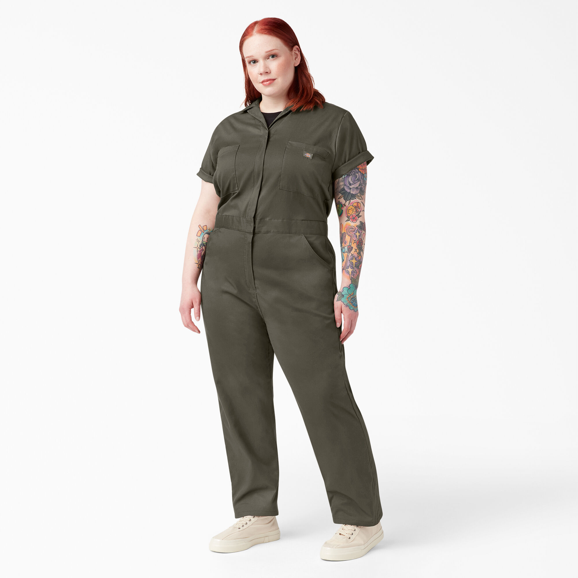 Women s Plus FLEX Cooling Short Sleeve Coveralls Dickies Canada