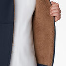 High Pile Fleece Lined Full Zip Hoodie - Dark Navy &#40;DN&#41;