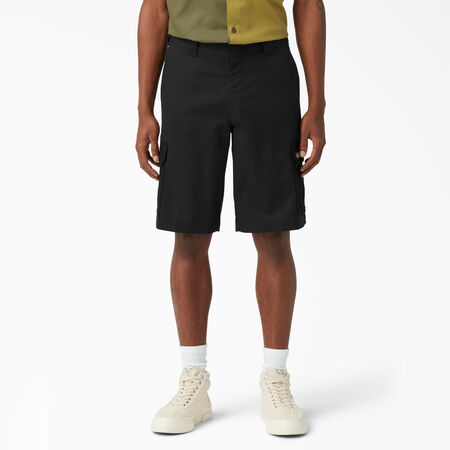 Short cargo en mat&eacute;riaux assortis, 11&nbsp;po - Black &#40;BKX&#41;