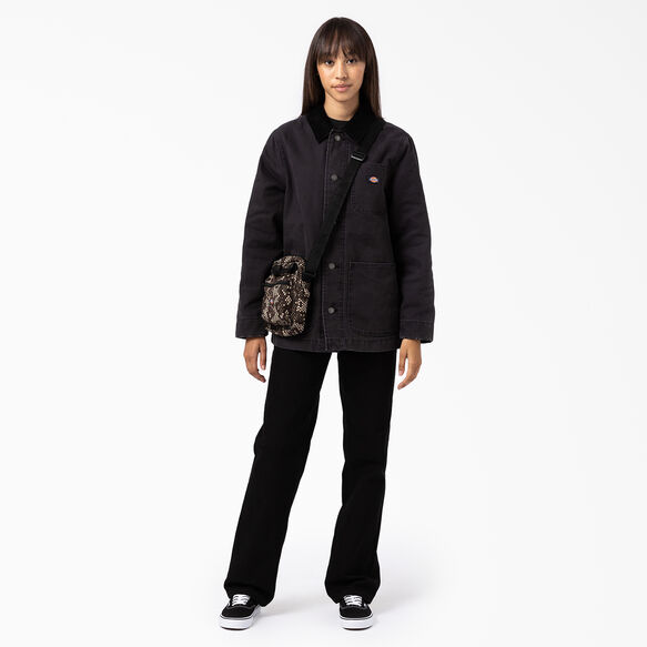 Women&#39;s Duck Lined Chore Coat - Black &#40;BKX&#41;