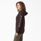 Women&#39;s Water Repellent Sleeve Logo Hoodie - Chocolate Brown Heather &#40;CBH&#41;