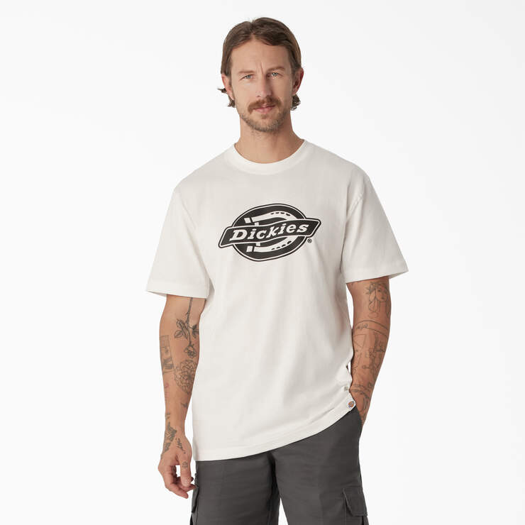 Short Sleeve Heavyweight Logo T-Shirt - White (WH) image number 1