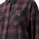 Chemise Bakerhill de coupe ample pour femmes - Wine/Black Plaid &#40;BPN&#41;