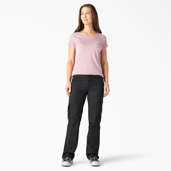 Women&#39;s Relaxed Fit Cargo Pants - Rinsed Black &#40;RBK&#41;