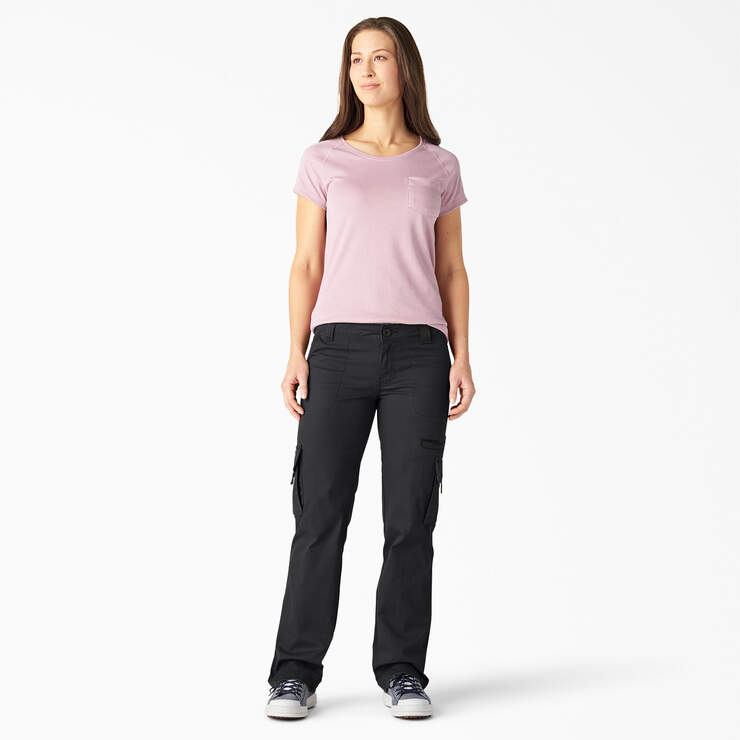 Pantalon cargo décontracté pour femmes - Rinsed Black (RBK) numéro de l’image 5