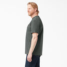 Heavyweight Heathered Short Sleeve Pocket T-Shirt - Hunter Green &#40;GHH&#41;