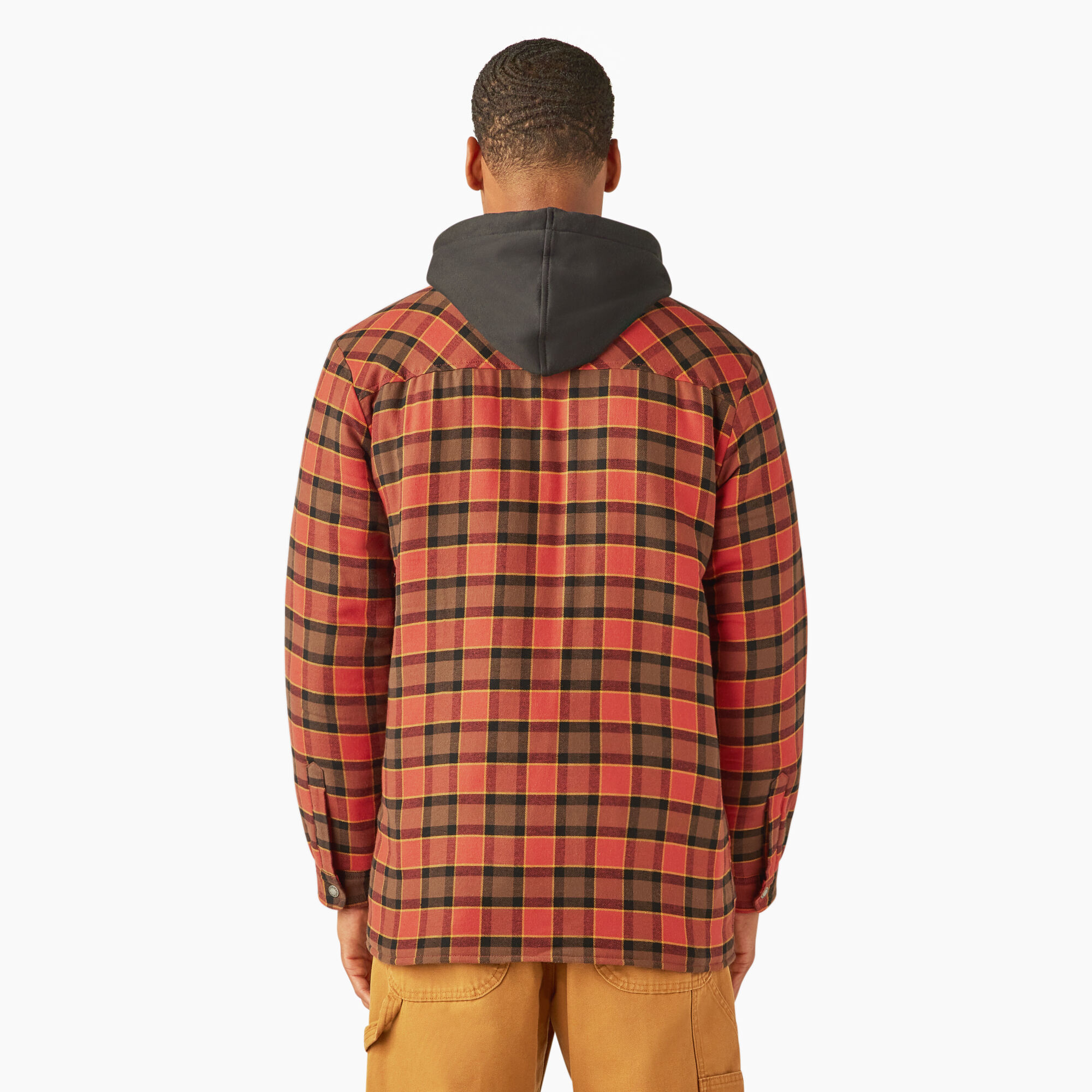 Dickies flannel jacket with hood hot sale