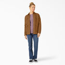 Women&#39;s Duck High Pile Fleece Lined Chore Coat - Rinsed Brown Duck &#40;RBD&#41;