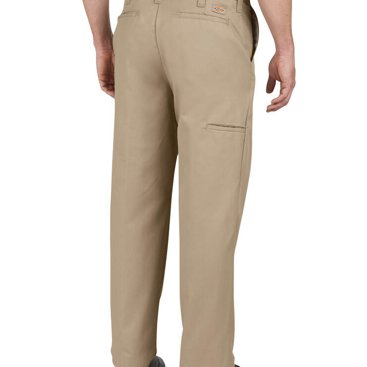 Industrial Relaxed Fit Straight Leg Comfort Waist Pant - Khaki (KH) image number 2