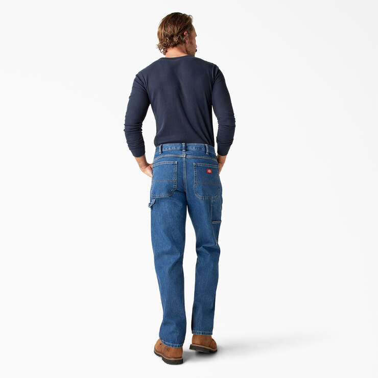 Jeans menuisier décontracté - Stonewashed Indigo Blue (SNB) numéro de l’image 6