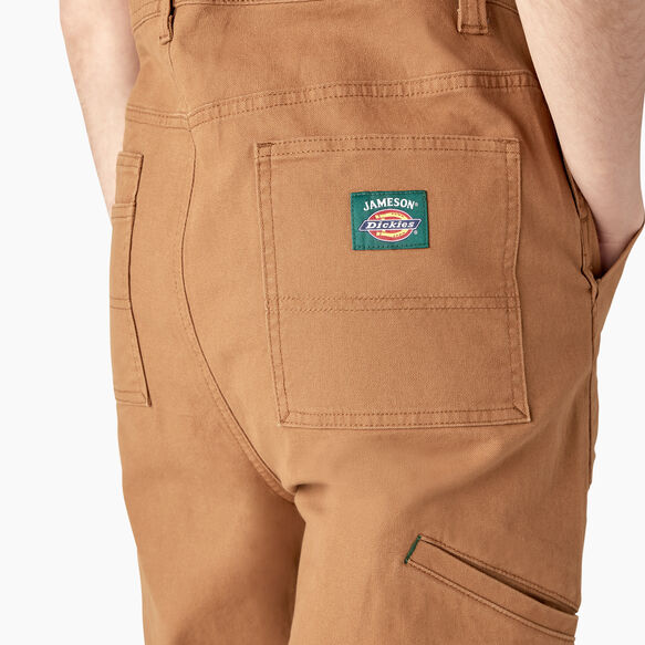 Dickies x Jameson Women&#39;s Utility Double Knee Overalls - Rinsed Brown Duck &#40;RBD&#41;