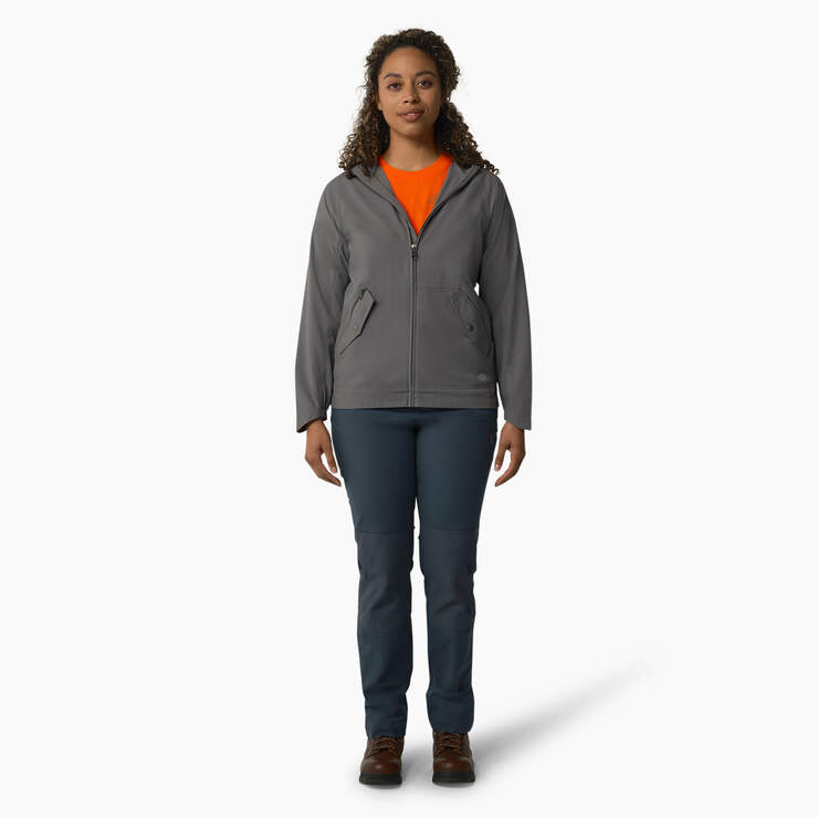 Women's Performance Hooded Jacket - Graphite Gray (GA) image number 4