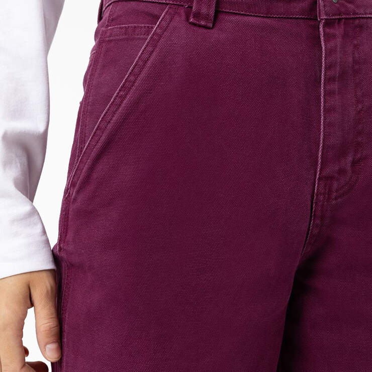 Pantalon en coutil de coupe standard pour femmes - Stonewashed Grape Wine (SRW) numéro de l’image 5