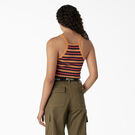 D&eacute;bardeur court en tricot c&ocirc;tel&eacute; pour femmes - Nugget Summer Fair Stripe &#40;NGS&#41;