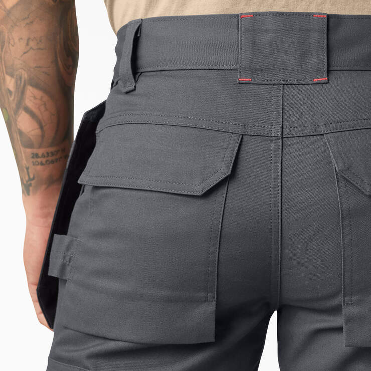 Multi-Pocket Utility Holster Work Pants - Charcoal Gray (CH) image number 11