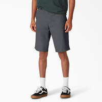 FLEX Skateboarding Slim Fit Shorts, 11" - Charcoal Gray (CH)