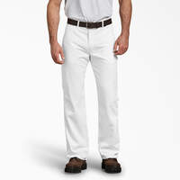 FLEX Relaxed Fit Painter's Pants - White (WH)