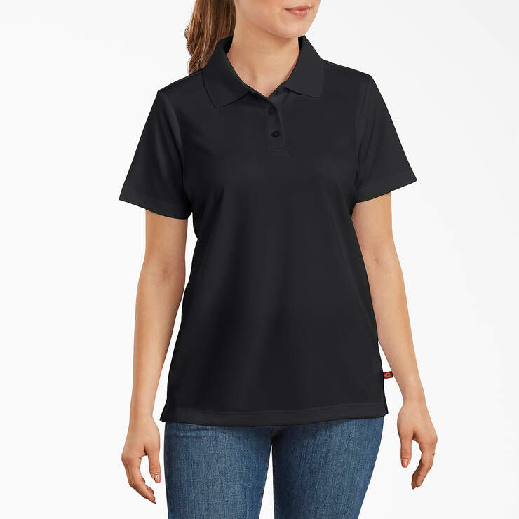 Women's Performance Polo Shirt - Black (BK) image number 1