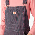 Women&rsquo;s Regular Fit Hickory Stripe Bib Overalls - Pink/Navy Hickory Stripe &#40;KRS&#41;
