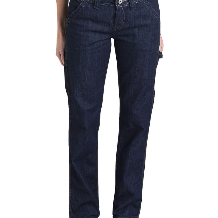 Jeans menuisier pour femmes - Dark Indigo (DIB) numéro de l’image 1