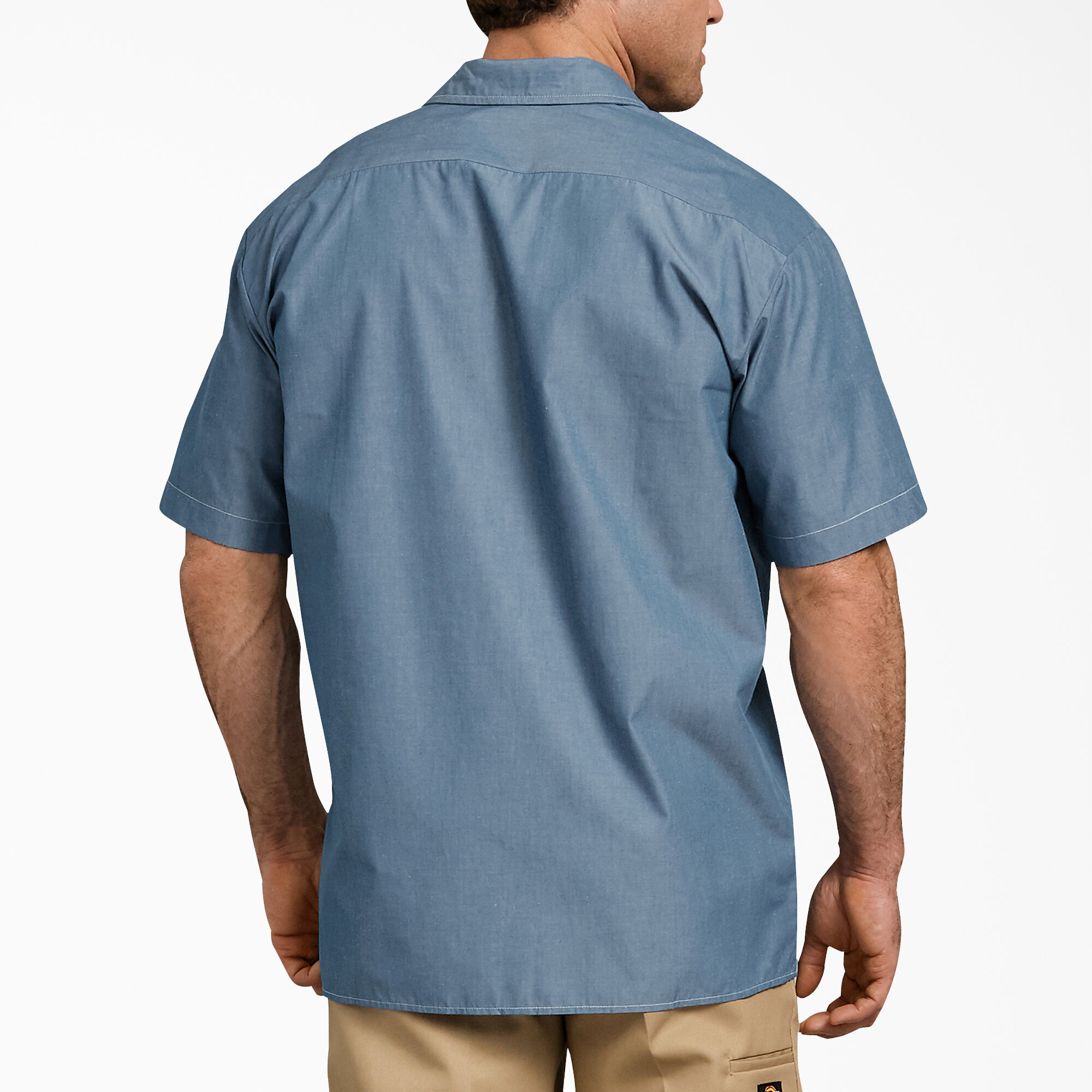 Dickies chambray short sleeve shirt deals