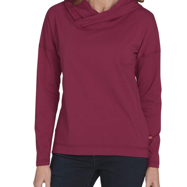 Women's Long Sleeve Knit Hoodie - Anemone (NO1) image number 1