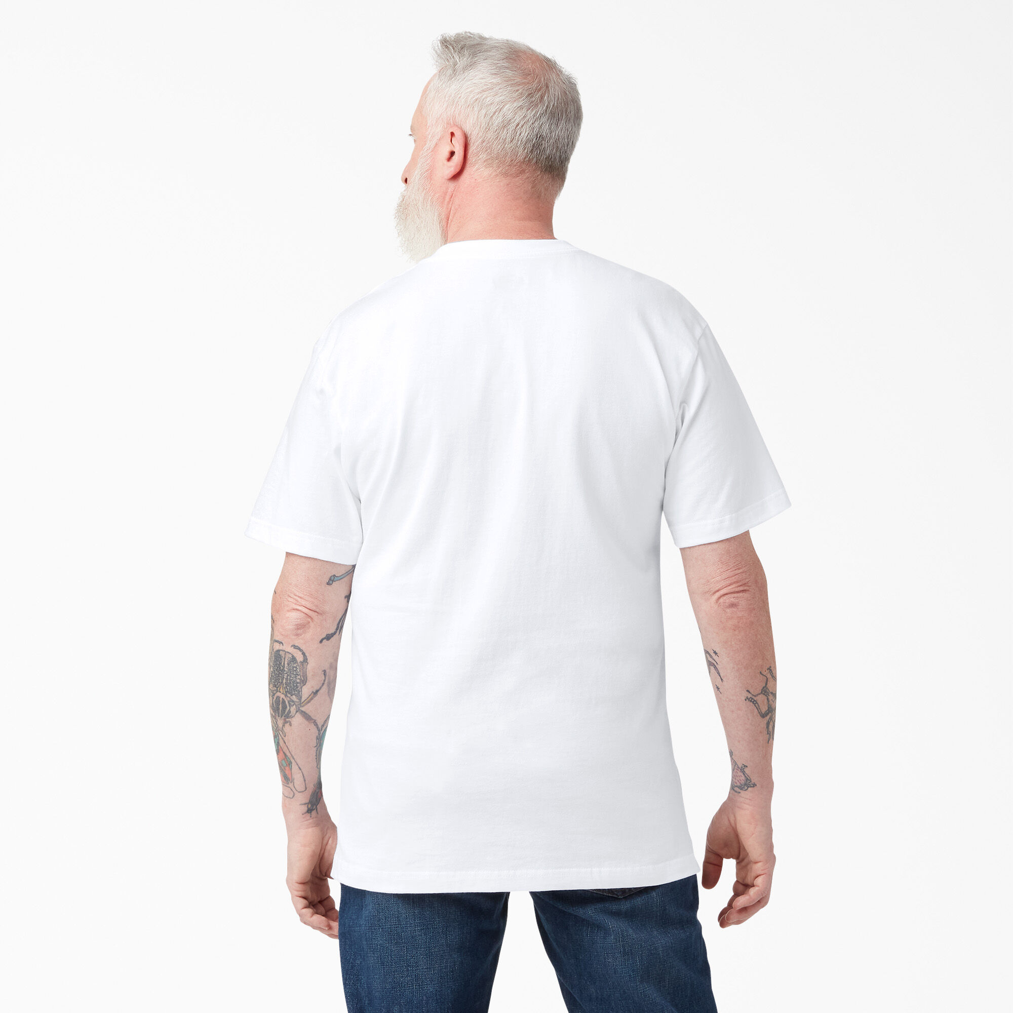 Dickies plain shop white t shirt