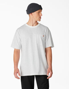 T-shirt &agrave; poche ray&eacute; - White Heather Stripe &#40;HSH&#41;