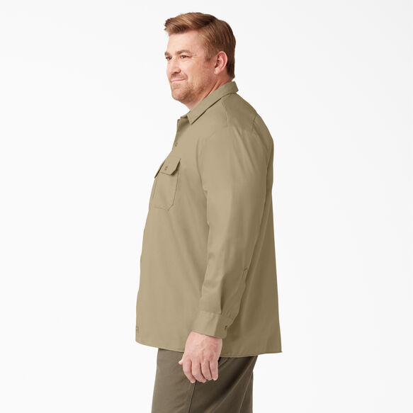 Long Sleeve Work Shirt - Khaki &#40;KH&#41;