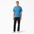 T-shirt &agrave; poche avec logo sur la poitrine - Bright Cobalt &#40;B2T&#41;