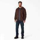 High Pile Fleece Lined Full Zip Hoodie - Chocolate Heather &#40;CTH&#41;