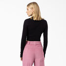 Polo court Tallasee &agrave; manches longues pour femmes - Black &#40;KBK&#41;