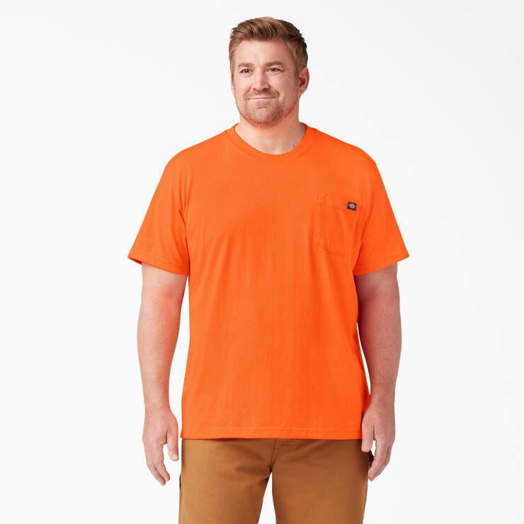 T-shirt épais néon à manches courtes et à poche - Bright Orange (BOD) numéro de l’image 4