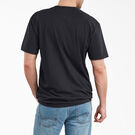 T-shirt d&eacute;contract&eacute; &agrave; manches courtes et &agrave; imprim&eacute; - Black &#40;BK&#41;