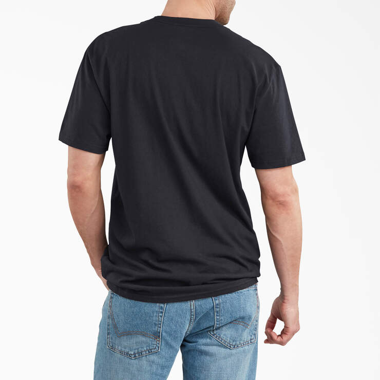 T-shirt décontracté à manches courtes et à imprimé - Black (BK) numéro de l’image 2