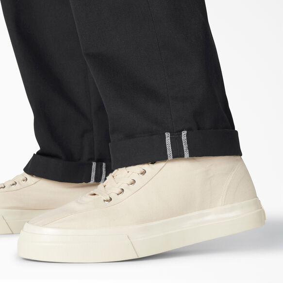 Regular Fit Cuffed Work Pants - Black &#40;BKX&#41;