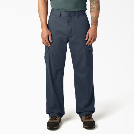 Loose Fit Straight Leg Cargo Pants - Rinsed Dark Navy &#40;RDN&#41;